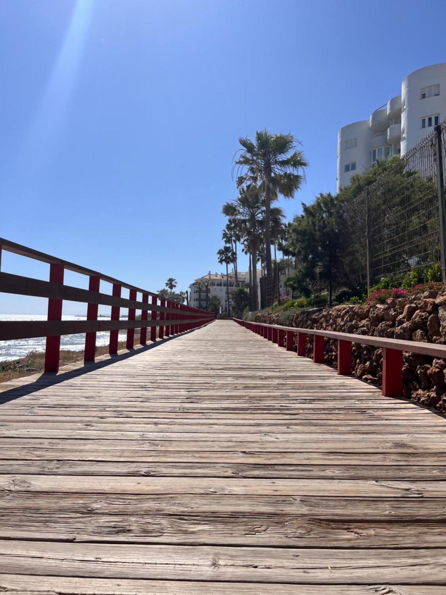 Studio On The Beach Front Apartment Malaga Bagian luar foto