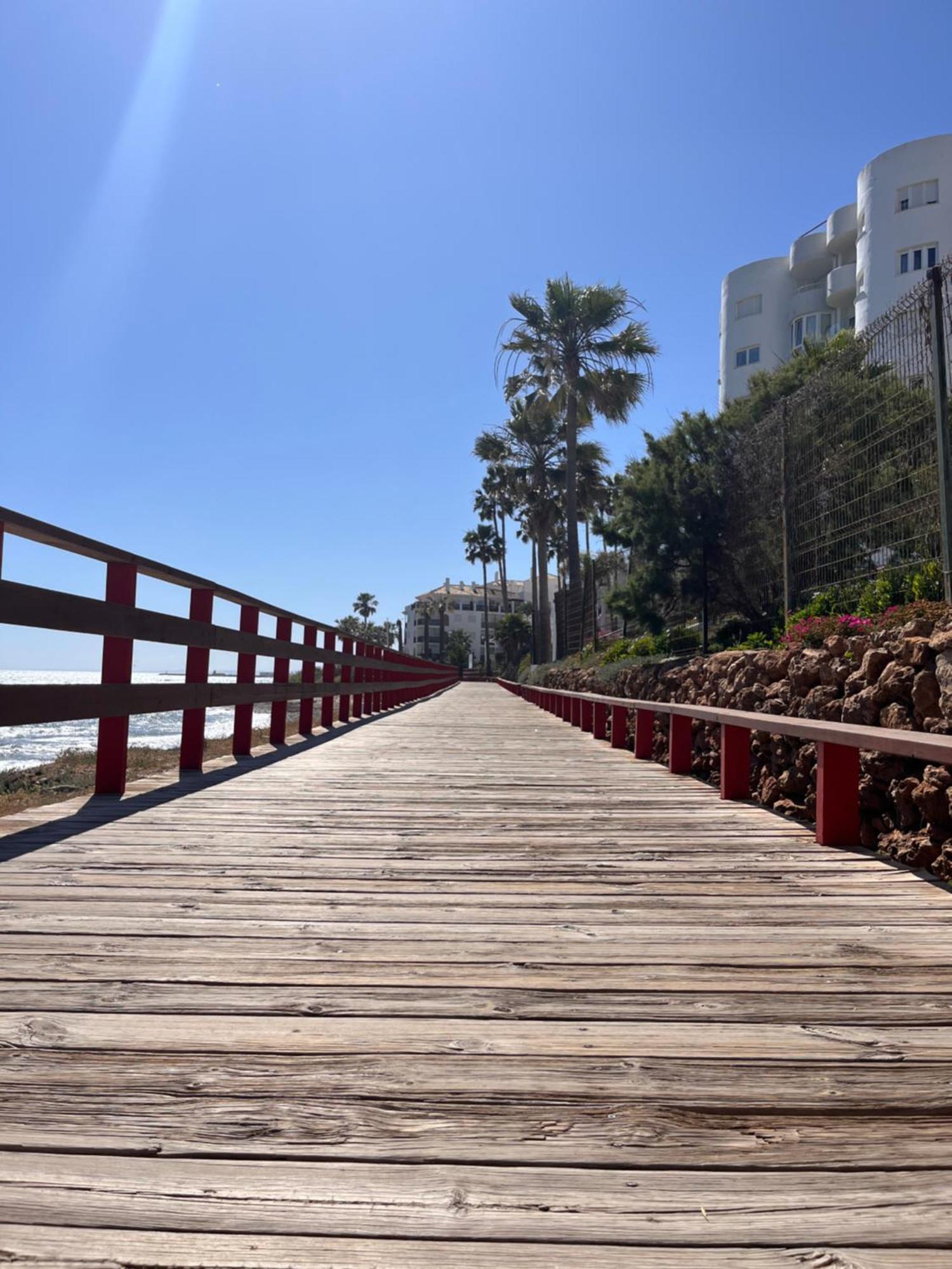 Studio On The Beach Front Malaga Bagian luar foto